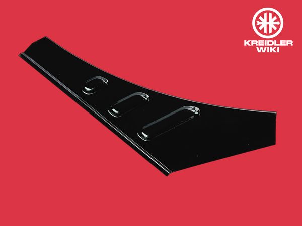 Afschermplaat rechts glanzend zwart 235.17.13/99